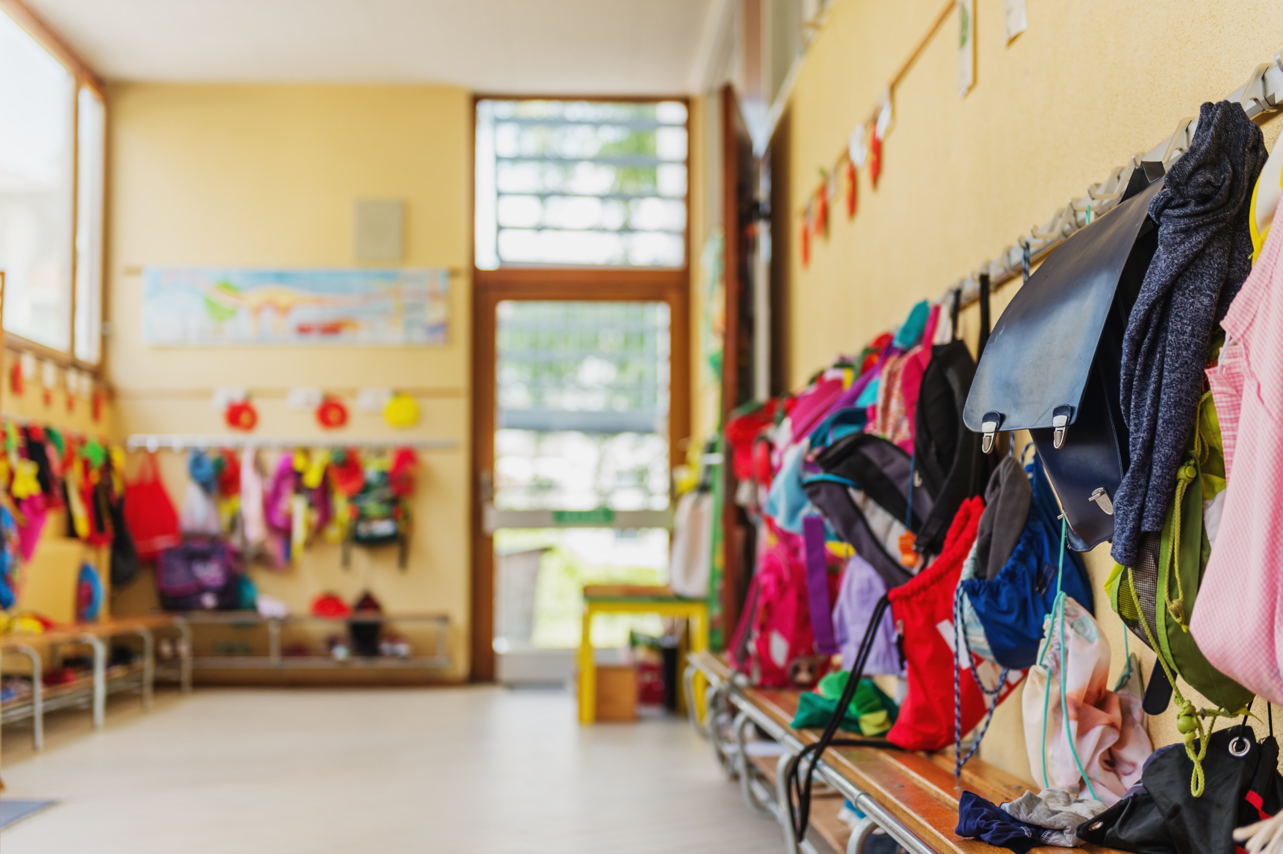 School cloak room