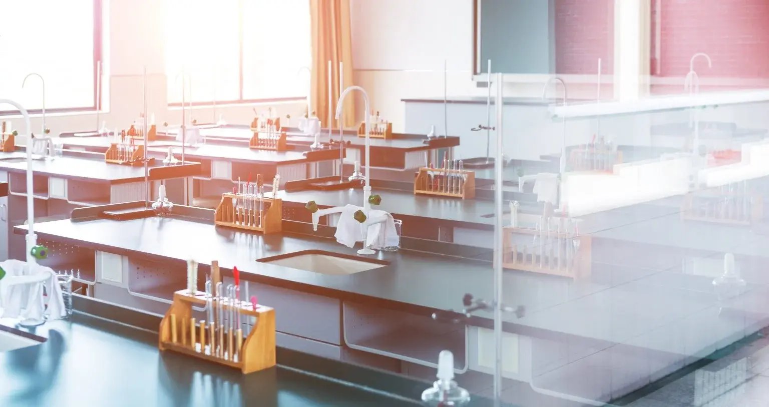 Empty lab in school / educational setting