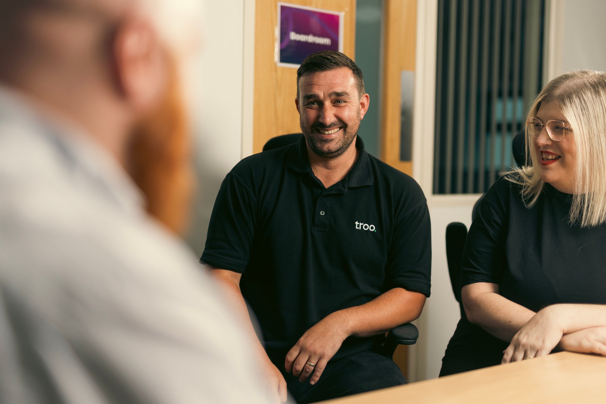 Image of Troo staff smiling