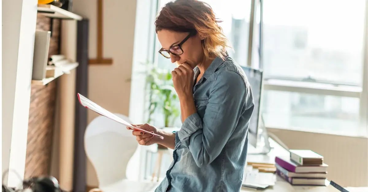Business owner looking at flex energy contract 