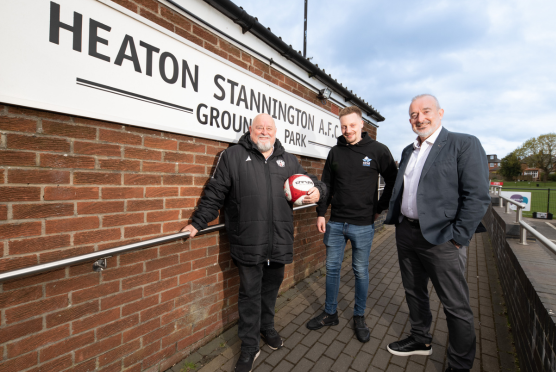Heaton Stannington FC score an open goal with no cost solar